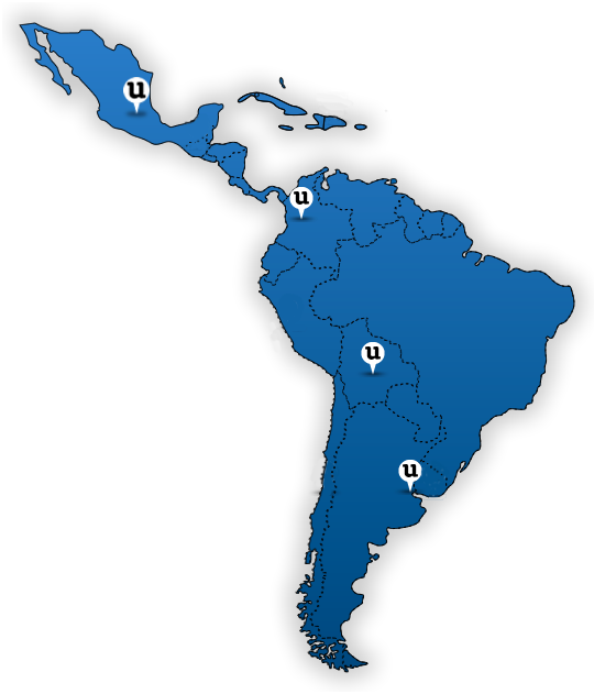 Sedes latinoam&eacute;rica